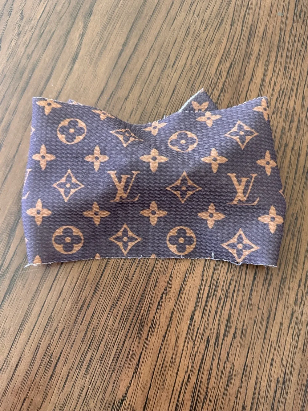 Designer-Inspired Gray Monogram Big Bow Headband for babies